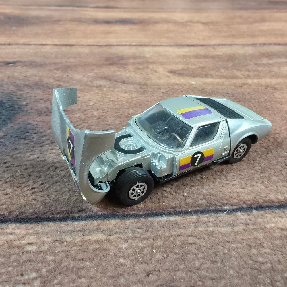 Corgi Toys Lamborghini Miura P400 Kids OS Silver Good Diecast Racing Car #7